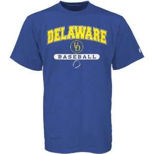   Delaware Fightin Hens Royal Blue Baseball T shirt