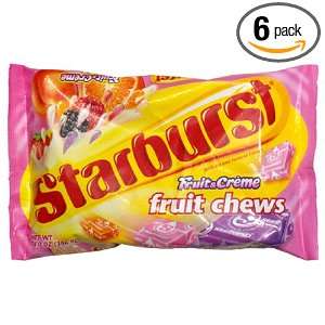 Starburst Fruit Chews, Fruit & Creme, 14.0 Ounce Bag (Pack of 6 
