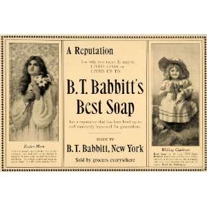  1901 Ad B. T. Babbitts Soap Easter Morn Reputation 