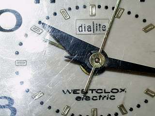 1950s Westclox Dialite Model Drowse II Electric Bakelite Plastic Alarm 
