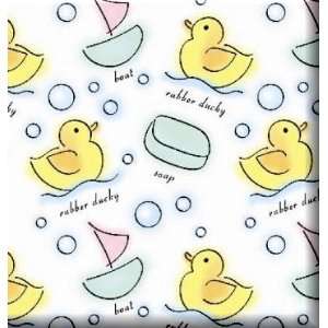 Ruber Ducky Boat Trendy Gift Wrap Wrapping Paper