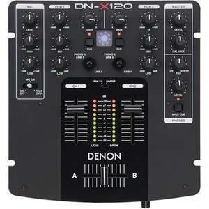  Denon DJ DN X120 Two Channel DJ Mixer Musical Instruments