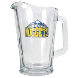  Denver Nuggets 60oz Glass Pitcher   Primary Logo: Sports 