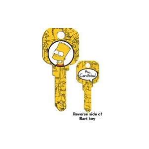  The Simpsons Bart Springfield Schlage SC1 House Key