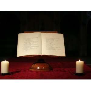 Bible and Candles, Saint Pierre De Curtille, Savoie, France, Europe 