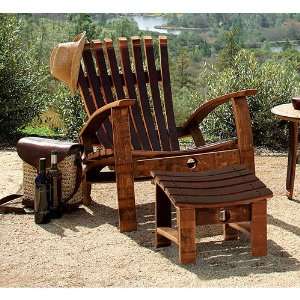  Barrel Stave Adirondack Chair: Patio, Lawn & Garden