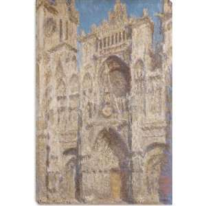 Rouen Cathedral, The Portal (Sunlight) 1894 by Claude Monet Canvas 