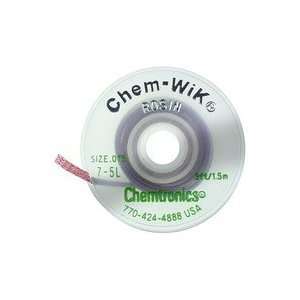     Chemtronics Chem Wik Desoldering Braid, Rosin Flux, .075W x 50L