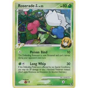   Platinum Rising Rivals #12 Roserade GL Holo Rare Card: Toys & Games