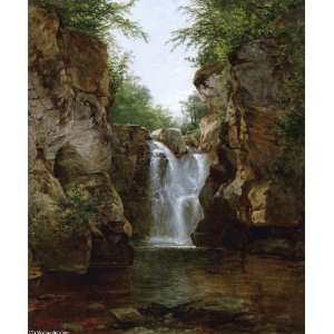   Frederick Kensett   24 x 30 inches   Bash Bish Falls 2