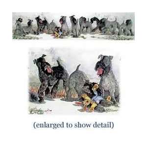  Blues on Parade   Kerry Blue Terrier Print: Home & Kitchen