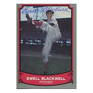  Ewell Blackwell Autograph/Signed 1989 Legends Card Sports 