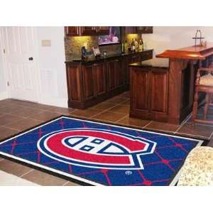 Montreal Canadiens 5X8 ft Area Rug Floor/Door Carpet/Mat:  