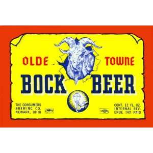  Olde Towne Bock Beer 20x30 Poster Paper