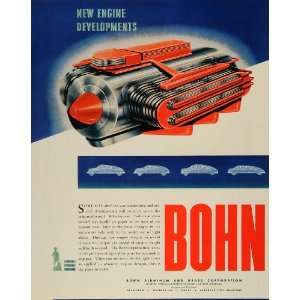  1944 Ad Bohn Aluminum & Brass Corp Automobiles Engine 