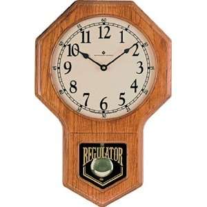   Oak American Classic Replica Schoolhouse Wall Clock: Everything Else