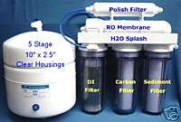   Osmosis System 80gpd w/tank DI Drinking Water Filter H2O Splash  