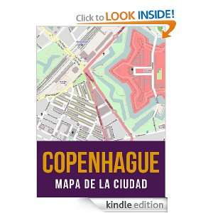 Copenhague, Dinamarca mapa de la ciudad (Spanish Edition 