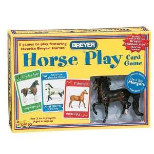  Breyer Horses Play Card Game w/Small Horse Sports 