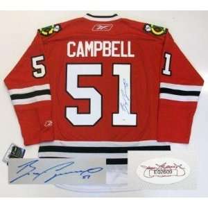  Brian Campbell Signed Jersey   2010 Cup Jsa Sports 
