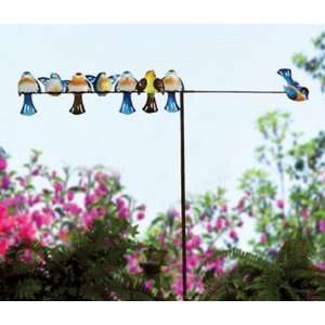    Encore Group Birds On A Wire Wind Directional Patio, Lawn & Garden
