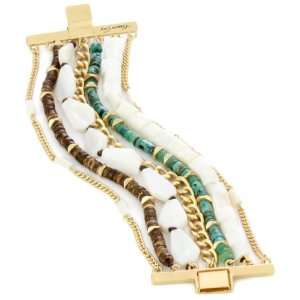   Cole New York Urban Shell Ivory Shell Box Tongue Bracelet Jewelry