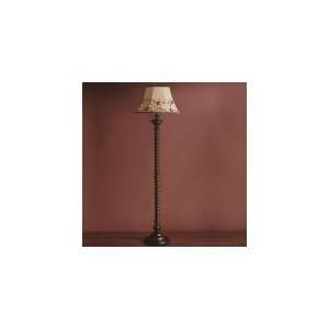  Somerset Wooden Floor Lamp Base Brown: Home Improvement
