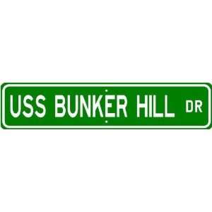  USS BUNKER HILL CG 52 Street Sign   Navy Ship Gift Sail 