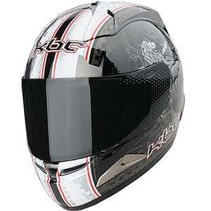  KBC Force RR Gallant Helmet   Large/Red/Black/Silver 