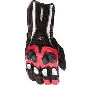 Joe Rocket Pro Street Leather Gloves   X Large/Red/Black 
