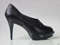 HOT new MICHAEL KORS black high heels PLATFORMS shoes 7.5  