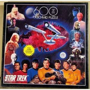  Star Trek 600 piece F.X.Schmid Puzzle Toys & Games