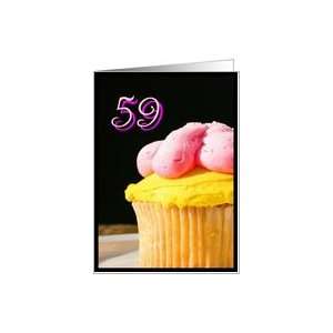  Happy 59th Birthday muffin Card Toys & Games