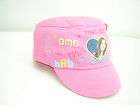 GIRLS iCARLY BALL CAP iCARLY NAME EMBROIDERED *HEARTS  
