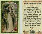 St Catherine Laboure Holy Prayer Card Miraculous Medal  