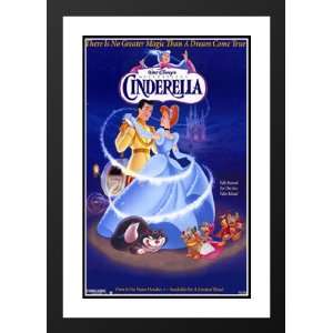  Cinderella 20x26 Framed and Double Matted Movie Poster 