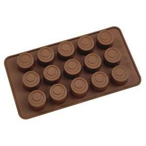  Silicone Chocolate Round Moulds by Josef Strauss