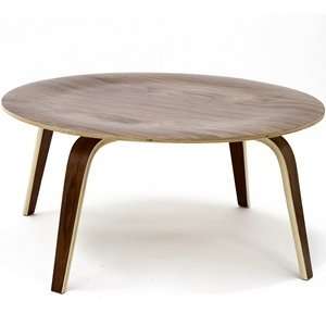  Lexington Modern Molded Plywood Coffee Table, Walnut: Home 