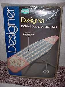 Victorian Honey Bear Ironing Board Cover & Pad Magla Designer 100% 