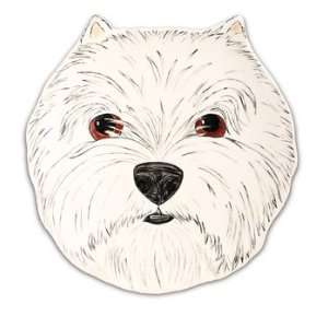   Dog Ear Plate  Dee Oh Gie the West Highland 45373: Home & Kitchen