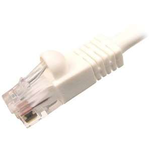   Snagless Molded Boot Cat5e Patch Cable   Whit