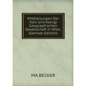   Gesellschaft in Wien. (German Edition) MA BECKER Books
