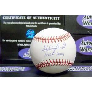 Dave Winfield Autographed/Hand Signed Baseball HOF 2001  
