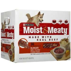  Moist & Meaty Burger with Cheddar Cheese in Pouches   36 