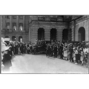  Woodrow Wilsons car leaving Capitol,Washington,DC