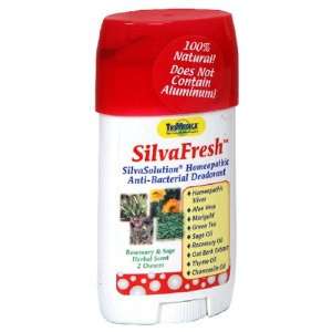 SilvaFresh Deodorant, Anti Bacterial, Rosemary & Sage Herbal Scent, 2 