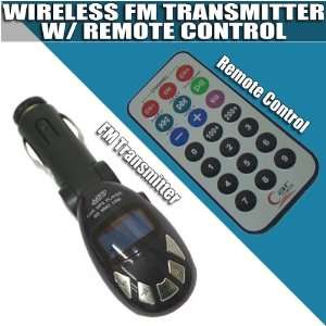  SD/MMC/USB/ Wireless In Car FM Transmitter with Remote 
