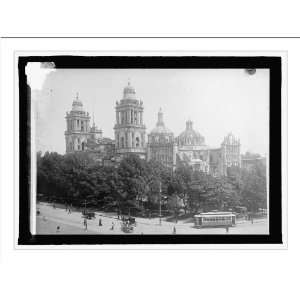  Historic Print (L) Mexico. Cathedral, Chihuahua
