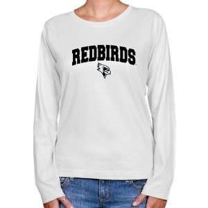  NCAA Illinois State Redbirds Ladies White Logo Arch Long 