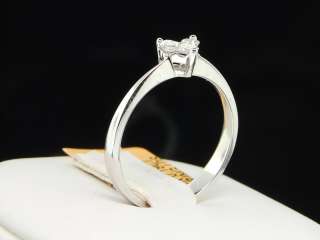   GOLD 0.19 CT DIAMOND HEART LOVE SHAPED ENGAGEMENT RING BRIDAL  